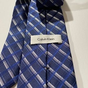 Calvin clein mens tie blue